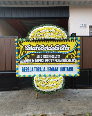 Papan Bunga Duka di Cirebon